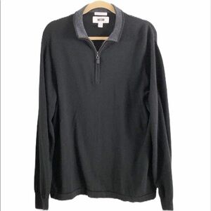 Joseph Abboud merino wool quarter zip swea…